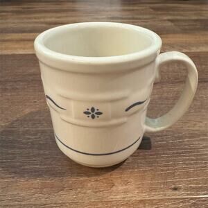 Longaberger Woven Traditions Heritage Multicolor Mug 12oz Ceramic Cup Made in US